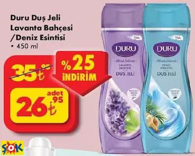 DURU DUŞ JELİ LAVANTA BAHÇESİ /DENİZ ESİNTİSİ DURU DUŞ JELİ LAVANTA BAHÇESİ /DENİZ ESİNTİSİ